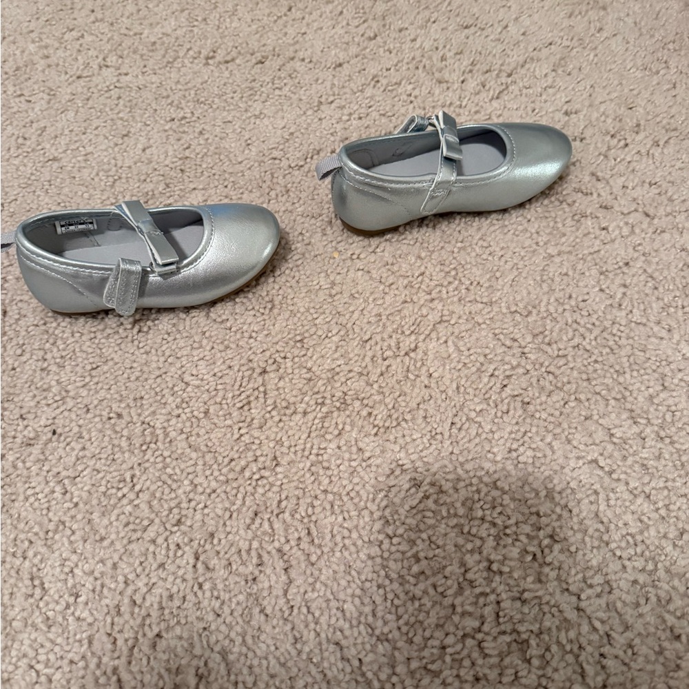 Carter's Silver Girls' Mary Jane Dress Shoes